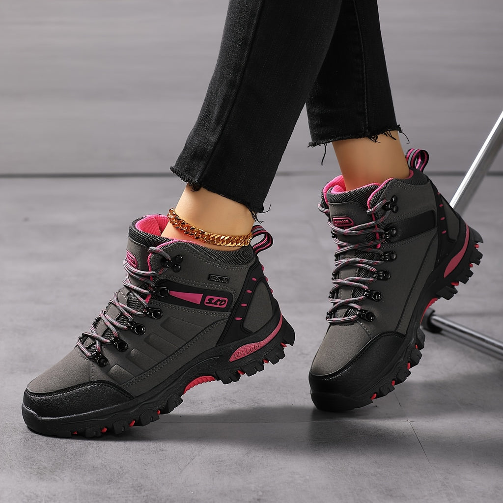 Dark Grey Hiking Boots