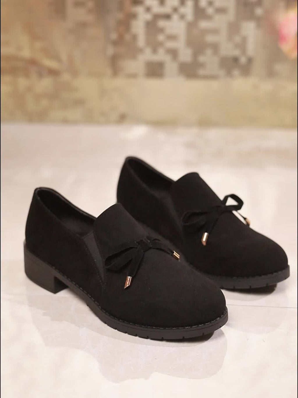 Green Slip-On Loafers