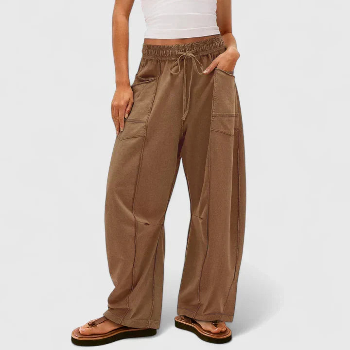 Wide-Leg Comfort Trousers