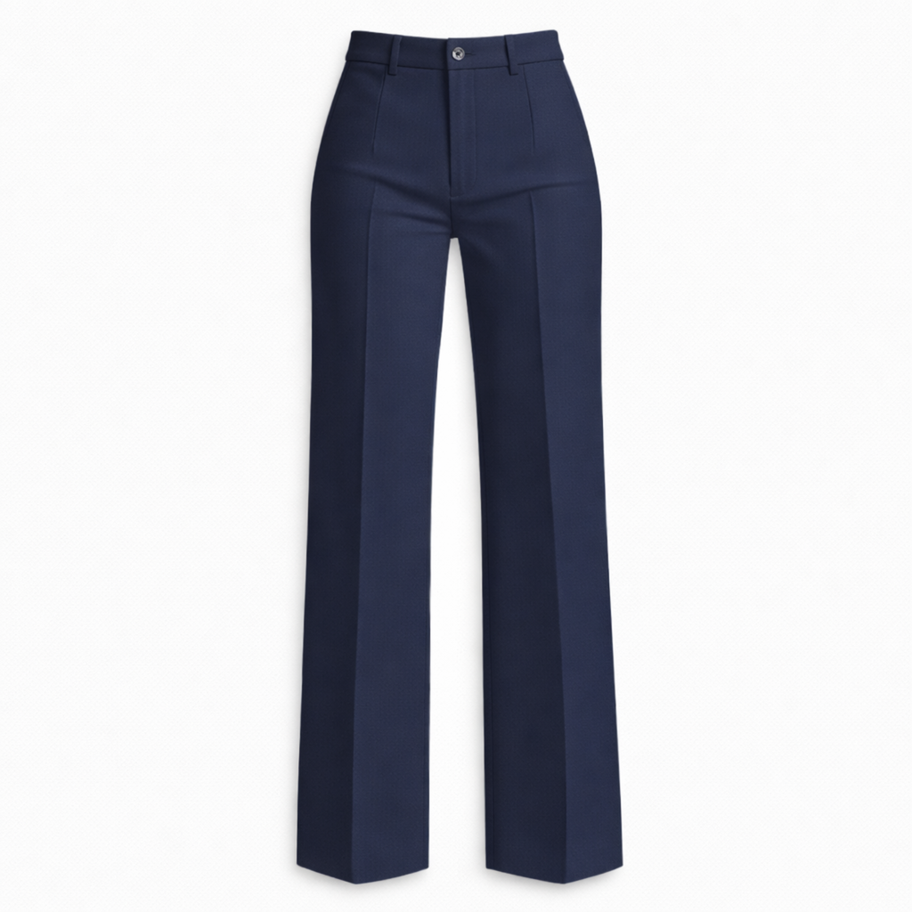 High-Waist Wide-Leg Trousers – Smart Tailored Fit