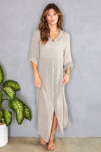 The Linda Shirt Dress