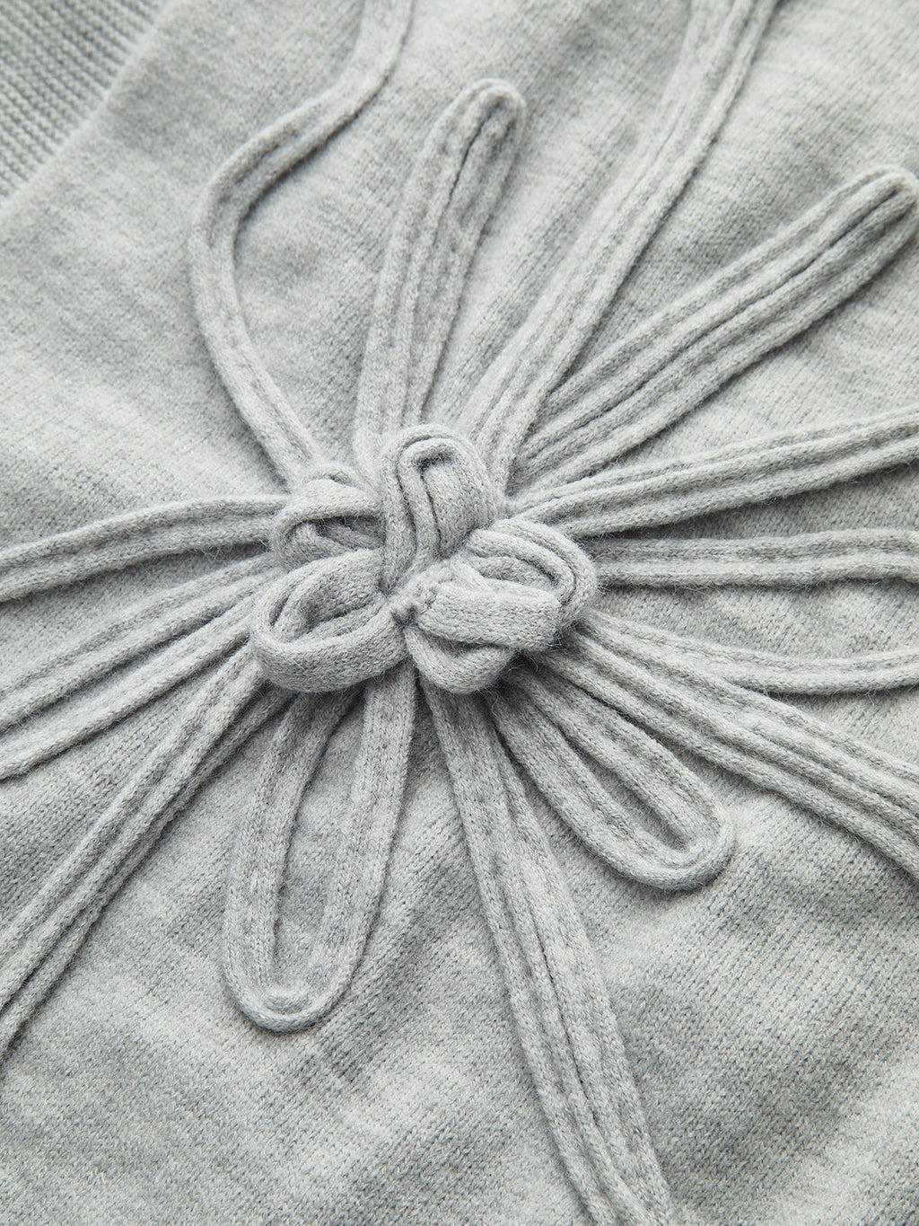 Flower Applique Cap Sleeve Knit Top