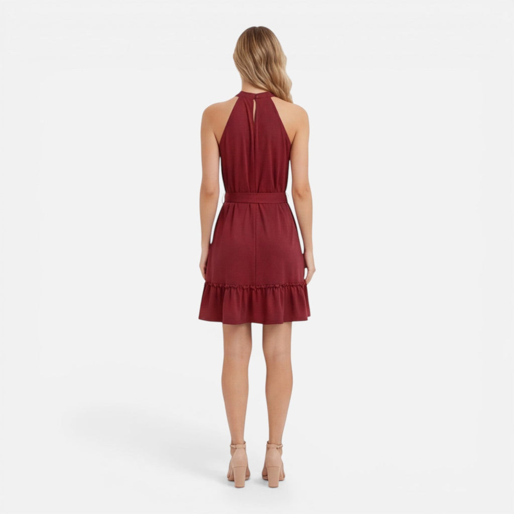 Lightweight summer mini dress casual styling