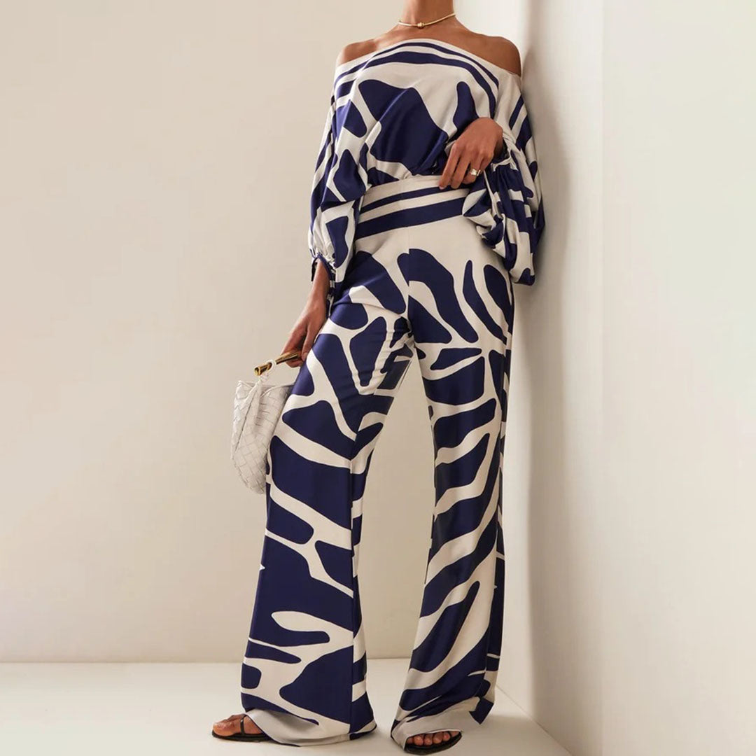 Co-ord set trousers detail view