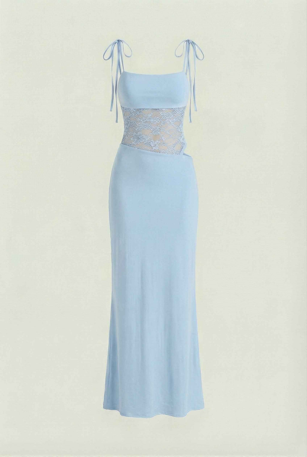 Blue Aura Bodycon Maxi Dress