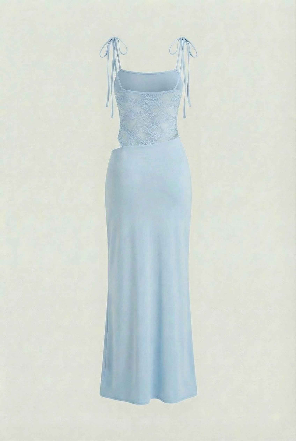 Blue Aura Bodycon Maxi Dress