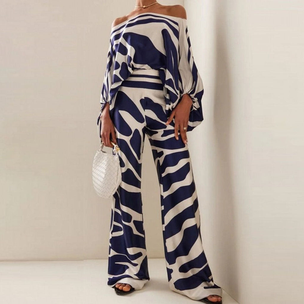 Lantern Sleeve Off Shoulder Co-Ord Set