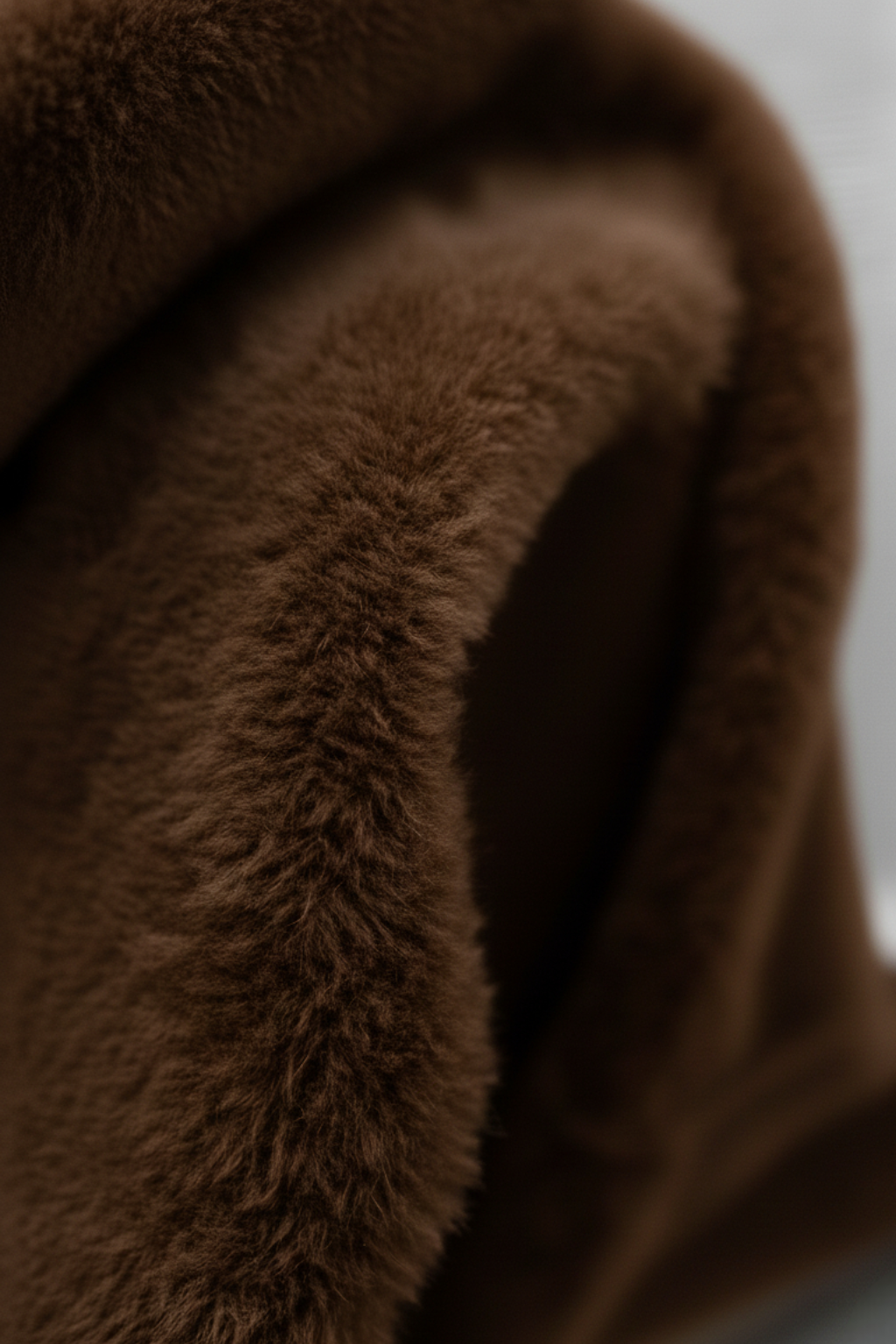 Brown Fleece Lined Thermal Turtleneck