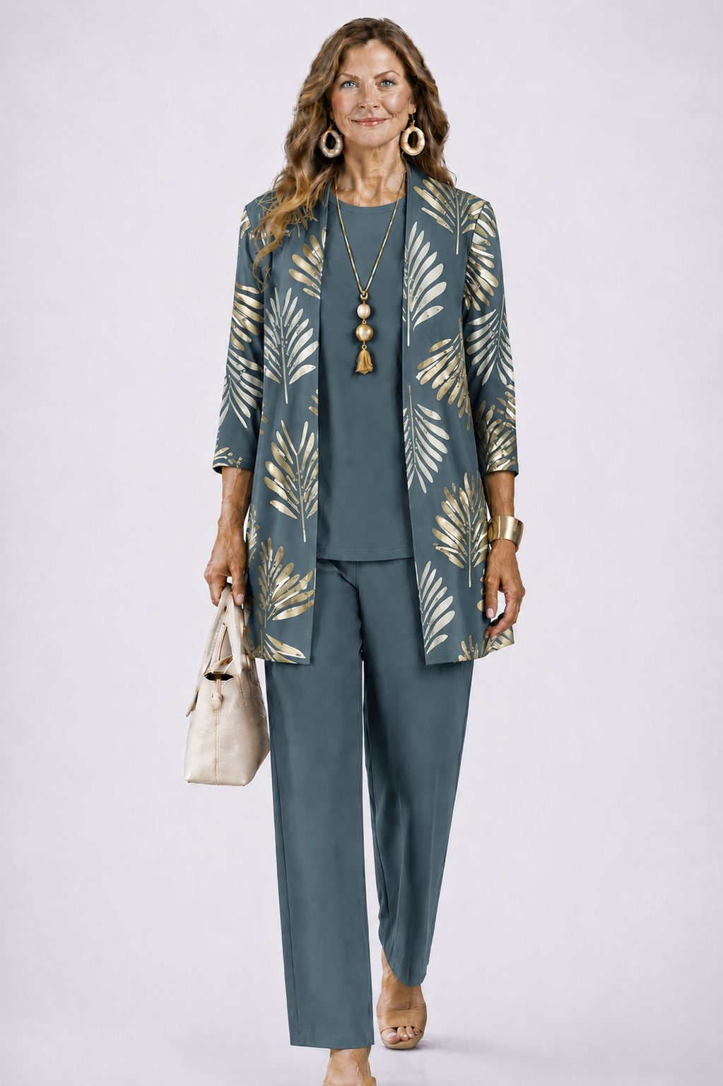Green Relaxed Fit Loungewear Set