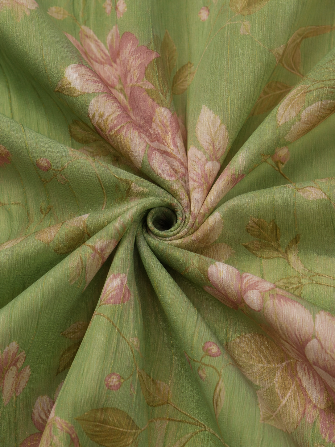 Floral chiffon wide leg jumpsuit styled for garden party, full length lifestyle shot