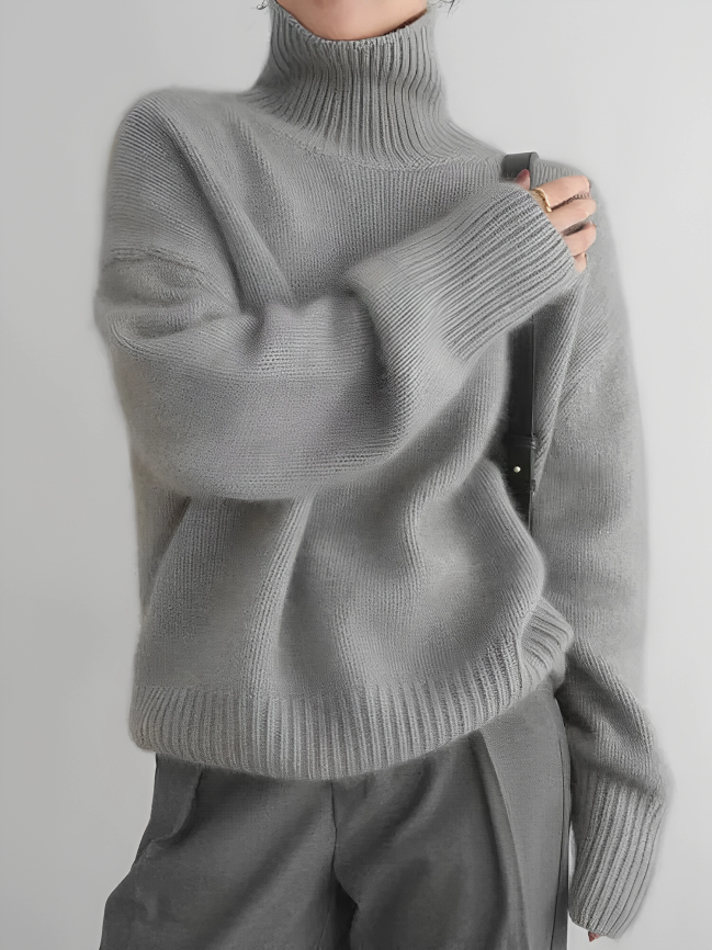 High Neck & Light Warm Layer Turtleneck
