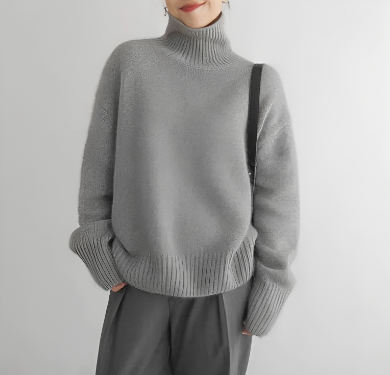 High Neck & Light Warm Layer Turtleneck