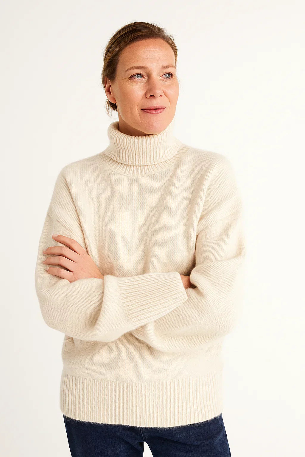 High Neck & Light Warm Layer Turtleneck