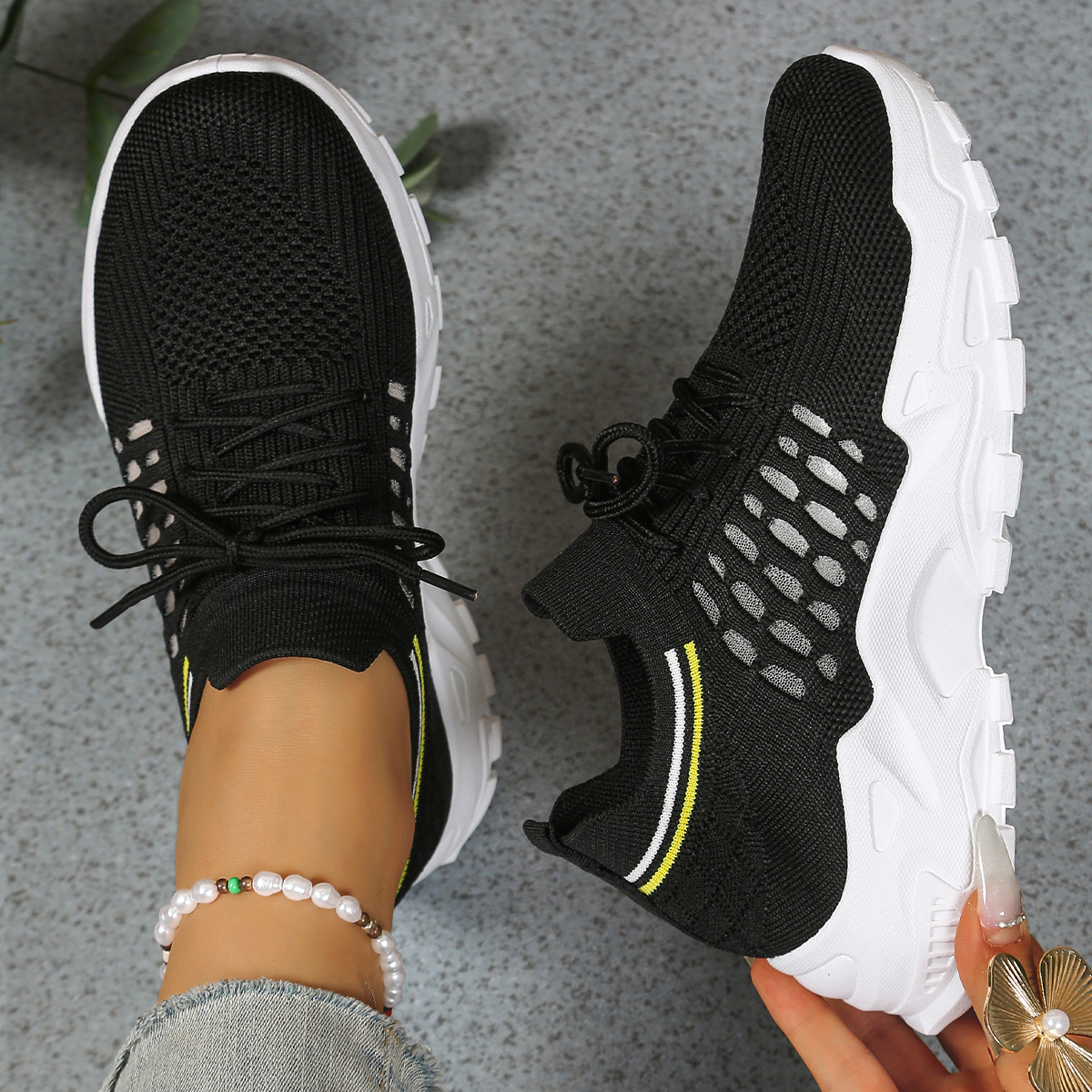 Orthopaedic sneakers side profile view arch support