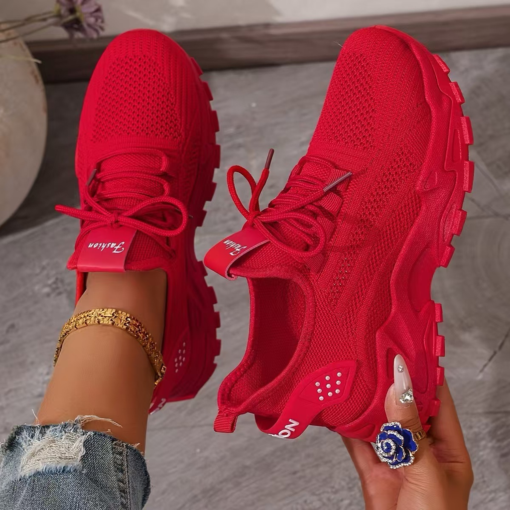 Shock-absorbing sole detail close-up orthopaedic trainer