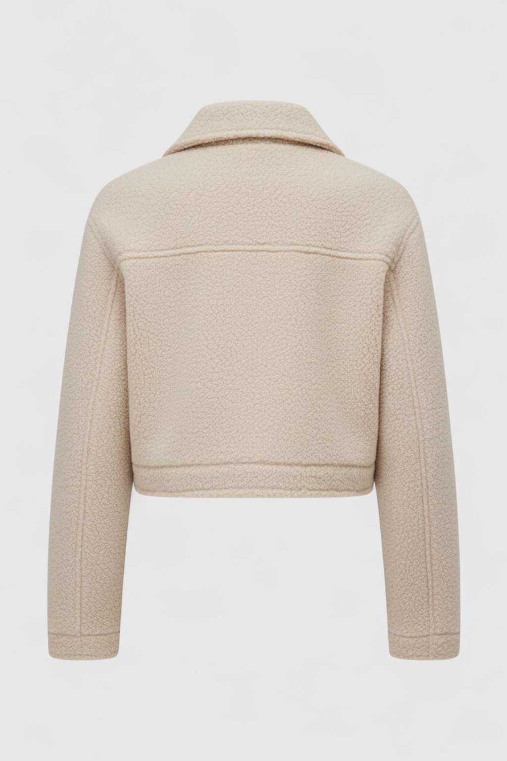 Women's Beige Zip Jacket