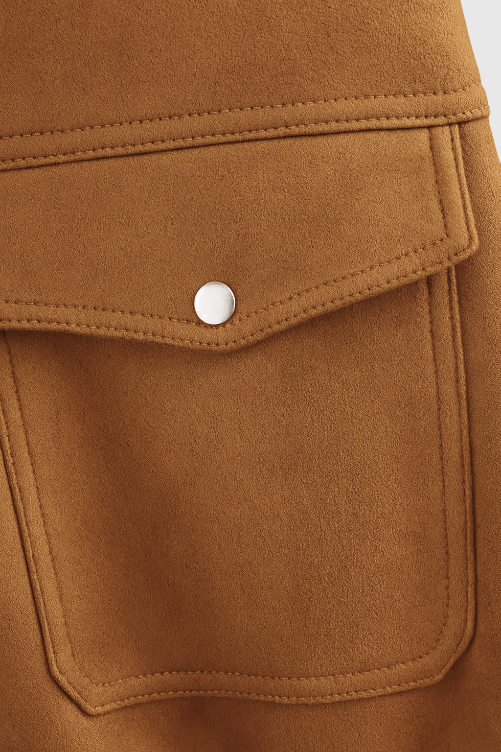 Women's Brown Suede Bomber Jacket