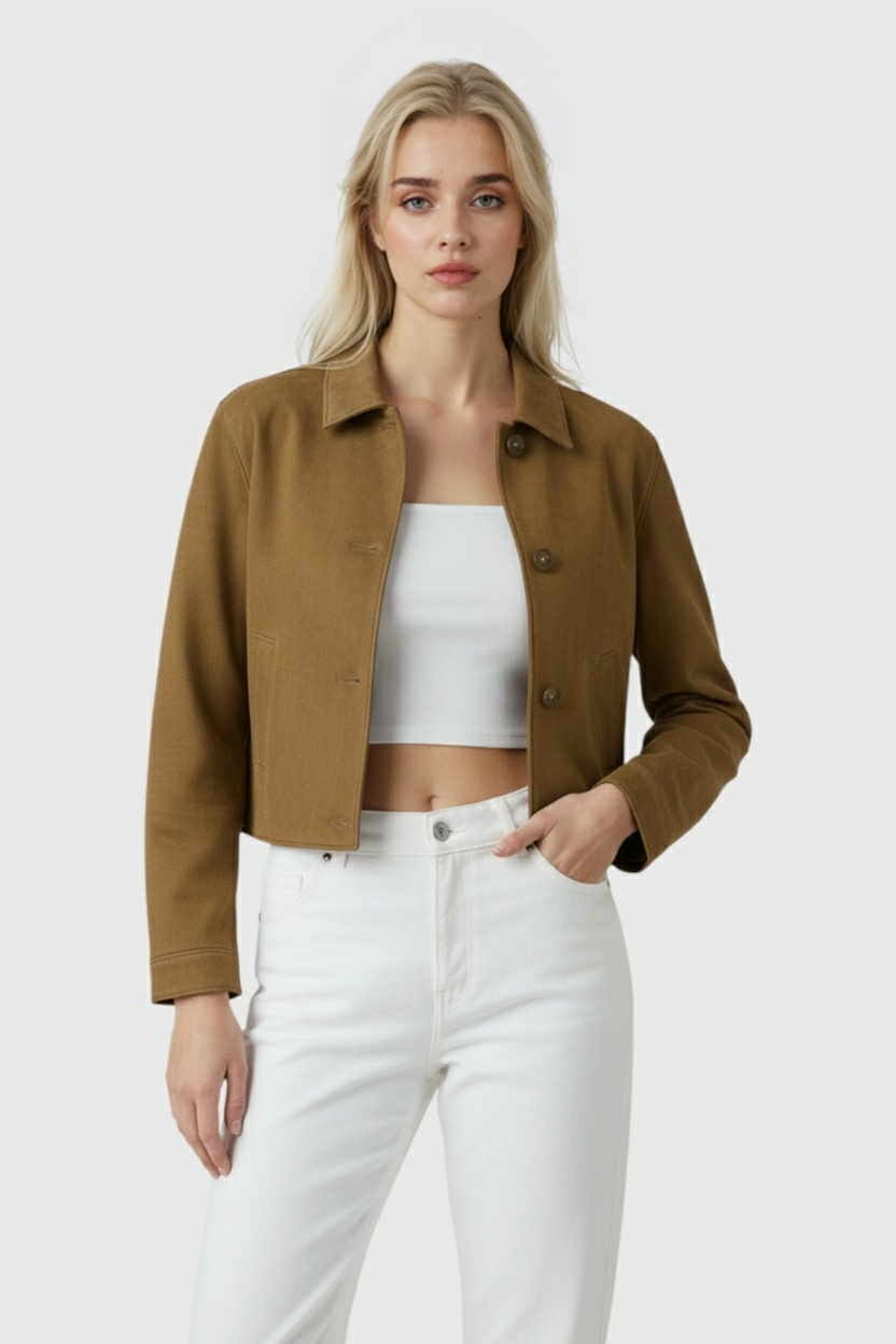 Women's Casual Suede Jacket