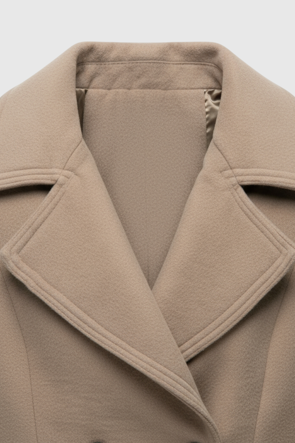 Ladies Elegant Khaki Trench Coat