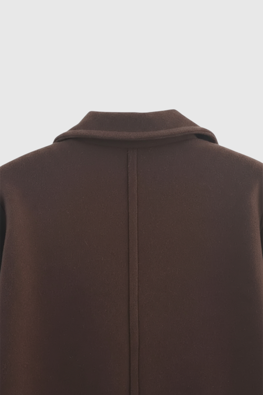 Women's Elegant Long Brown Winter Coat