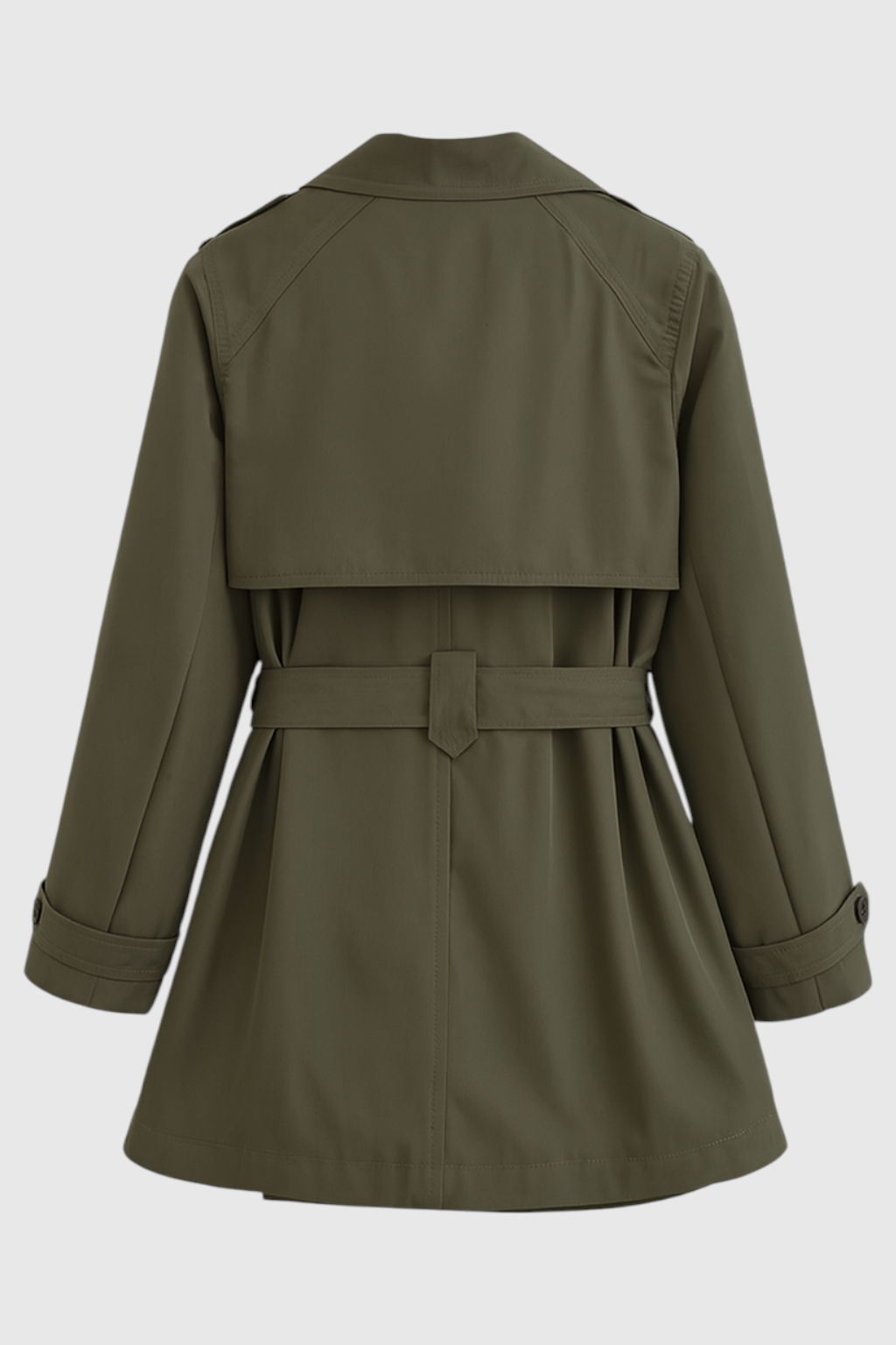 Women's Olive Green Trench Coat