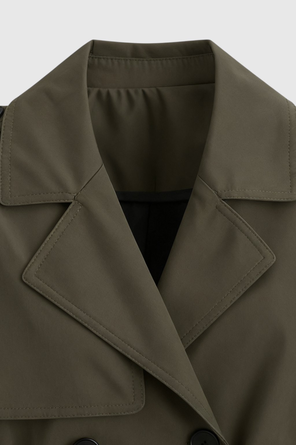 Women's Olive Green Trench Coat