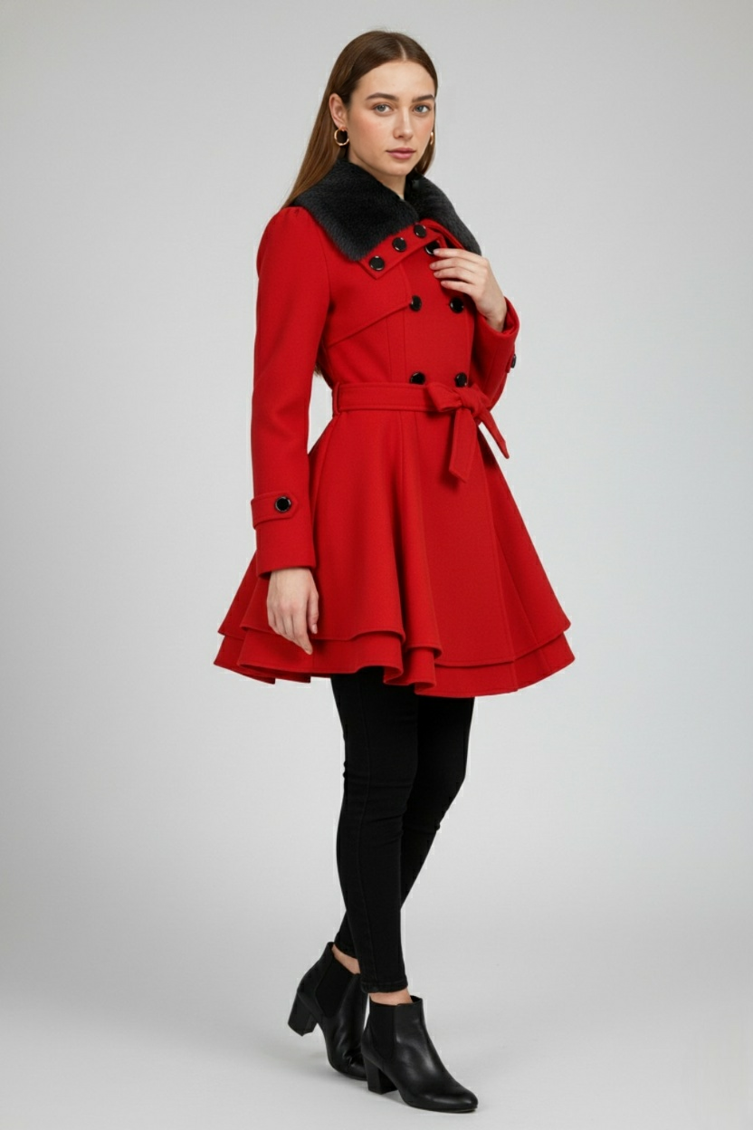 Ladies Red Coat