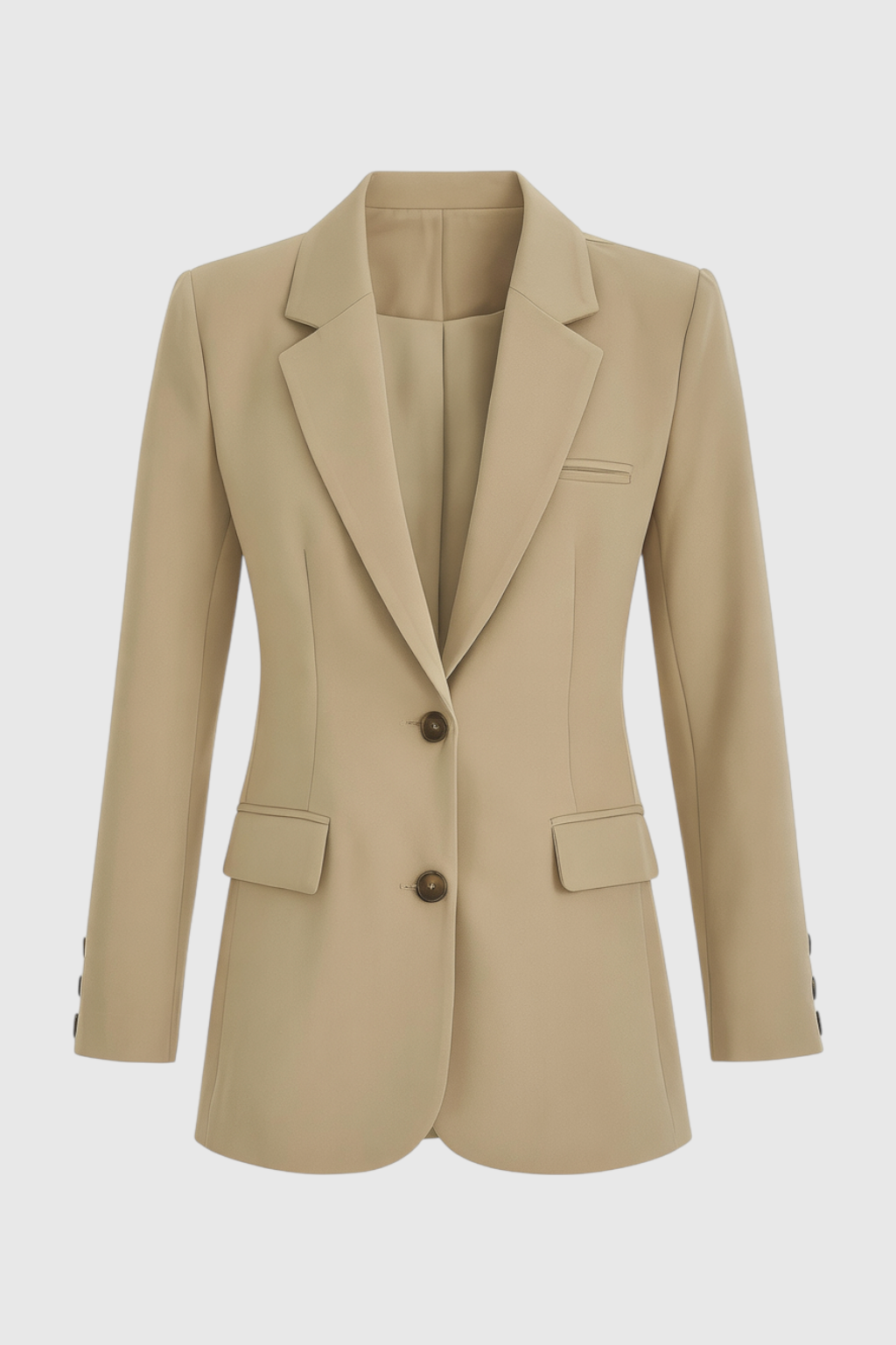 Women's Slim Beige Blazer