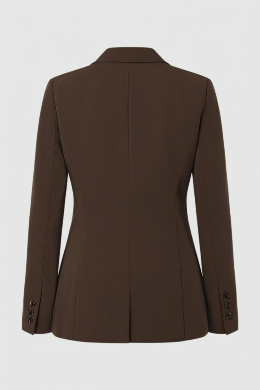 Women's Slim Brown Blazer