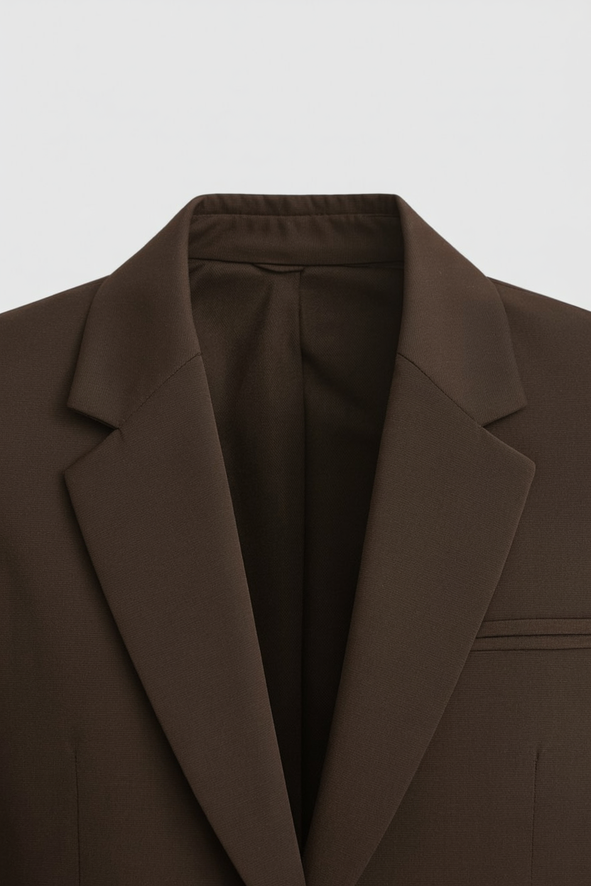 Women's Slim Brown Blazer