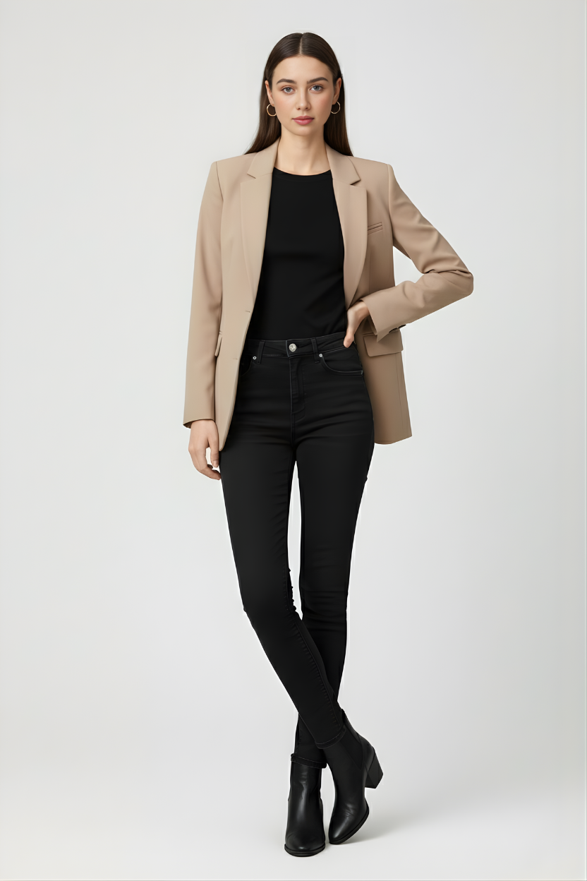 Women's Slim Khaki Blazer