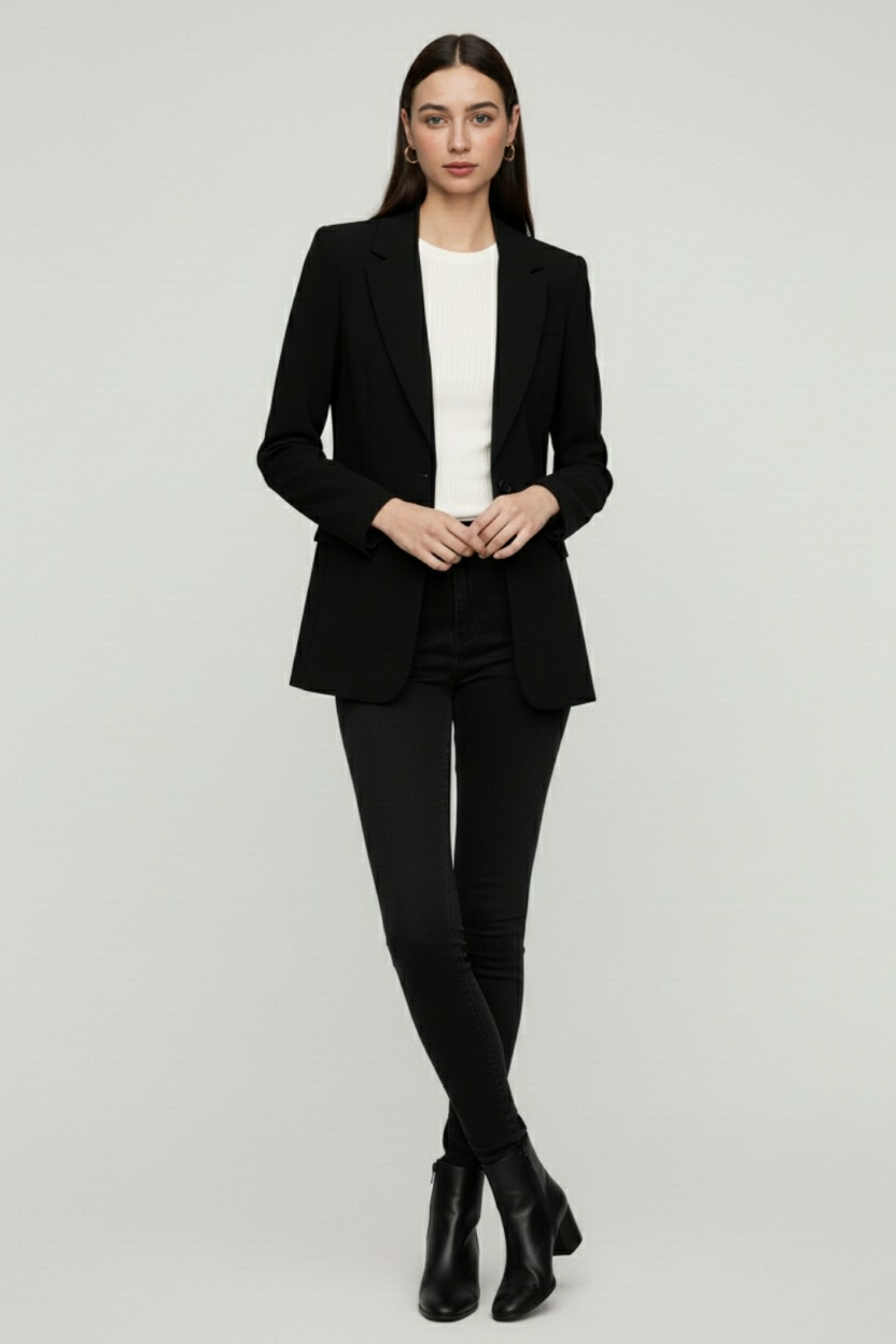 Women's Slim Black Blazer