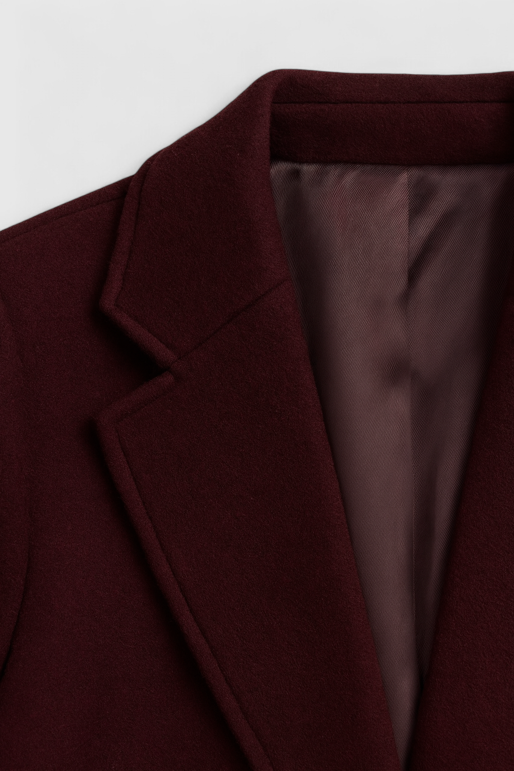 Women's Vintage Elegant Burgundy Coat