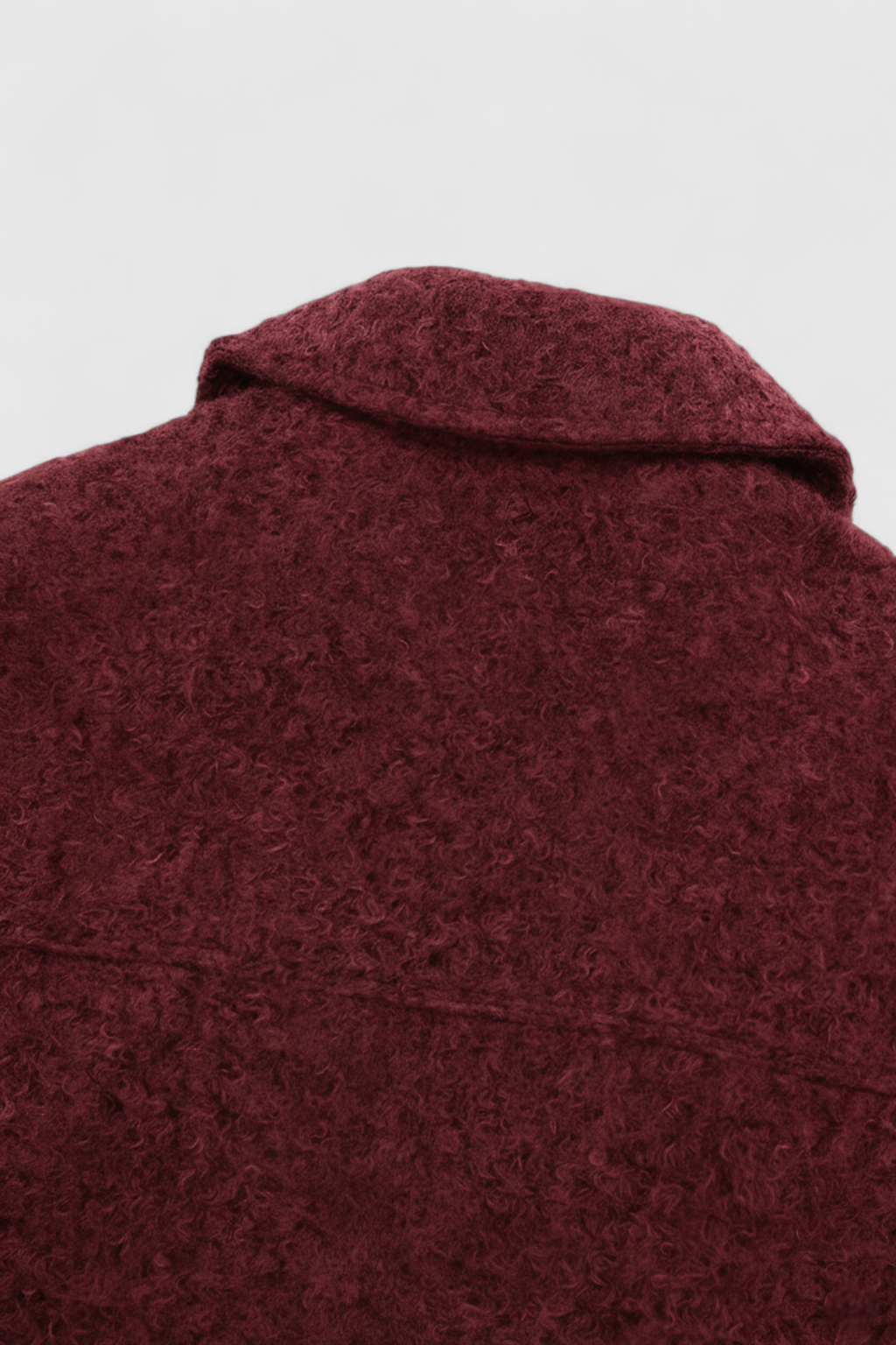 Women's Wine Red Zip Jacket