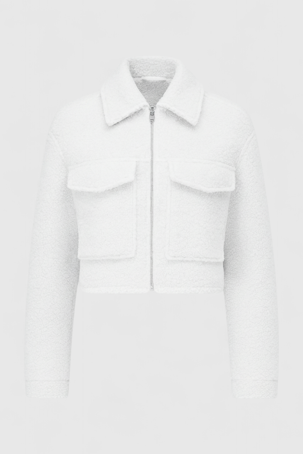 Women's White Zip Jacket