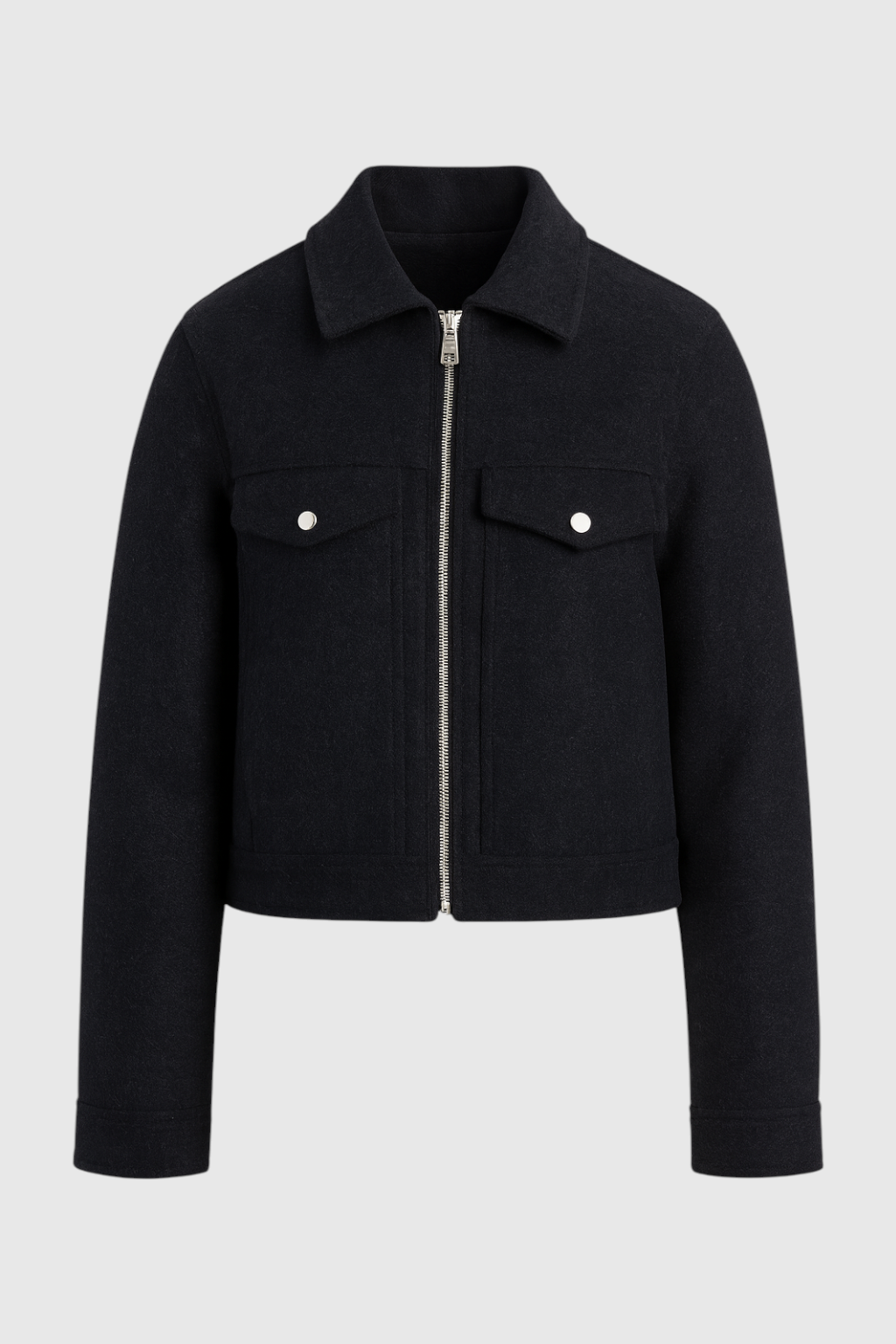 Women's Soft Zip Jacket - Black