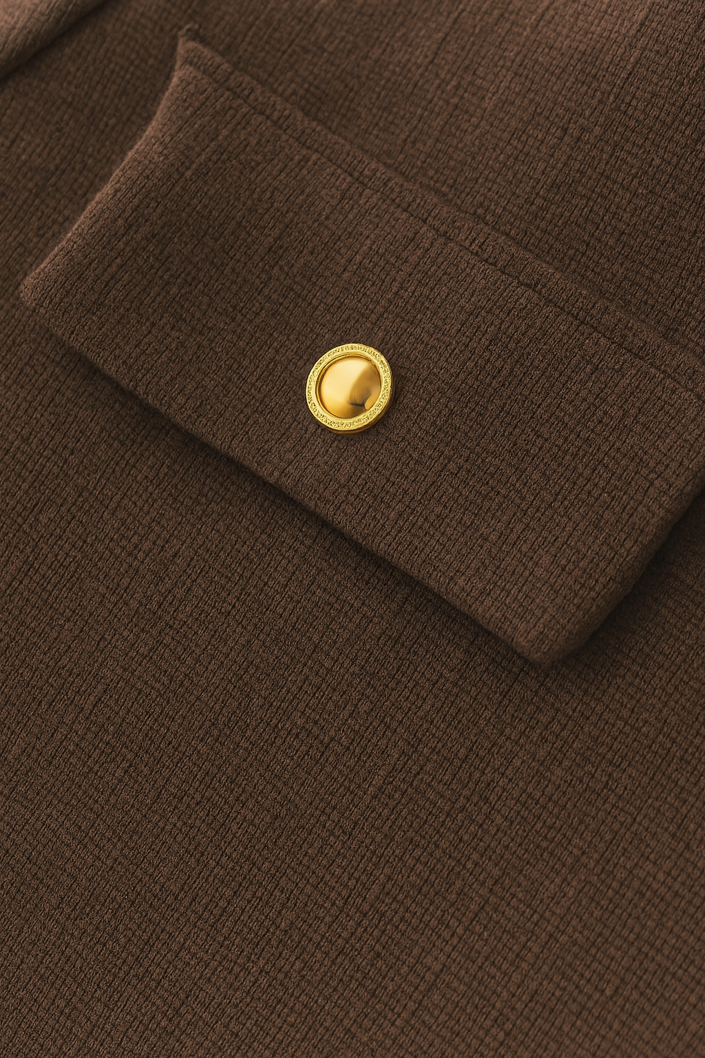 Dark Brown Winter Short Jacket for Women