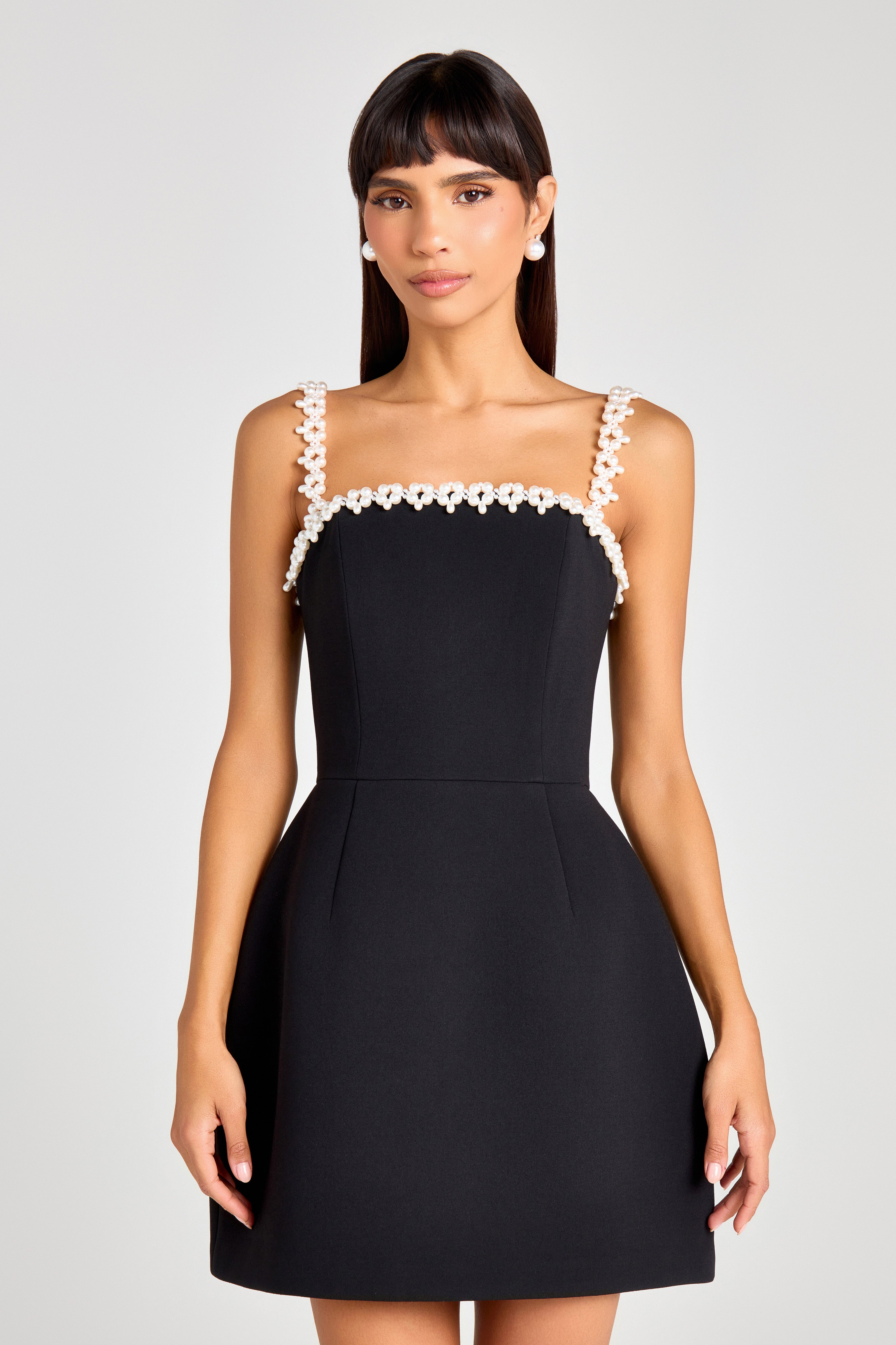 Em Monochrome Black Mini Dress