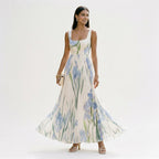 Elegant Floral Summer Maxi Dress for Wedding Guests