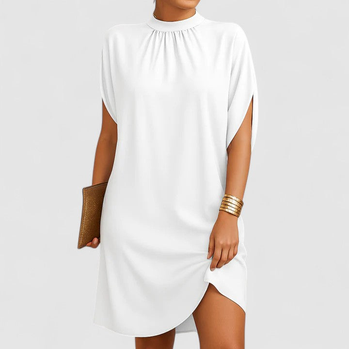 Summer maxi dress back view full length flowing