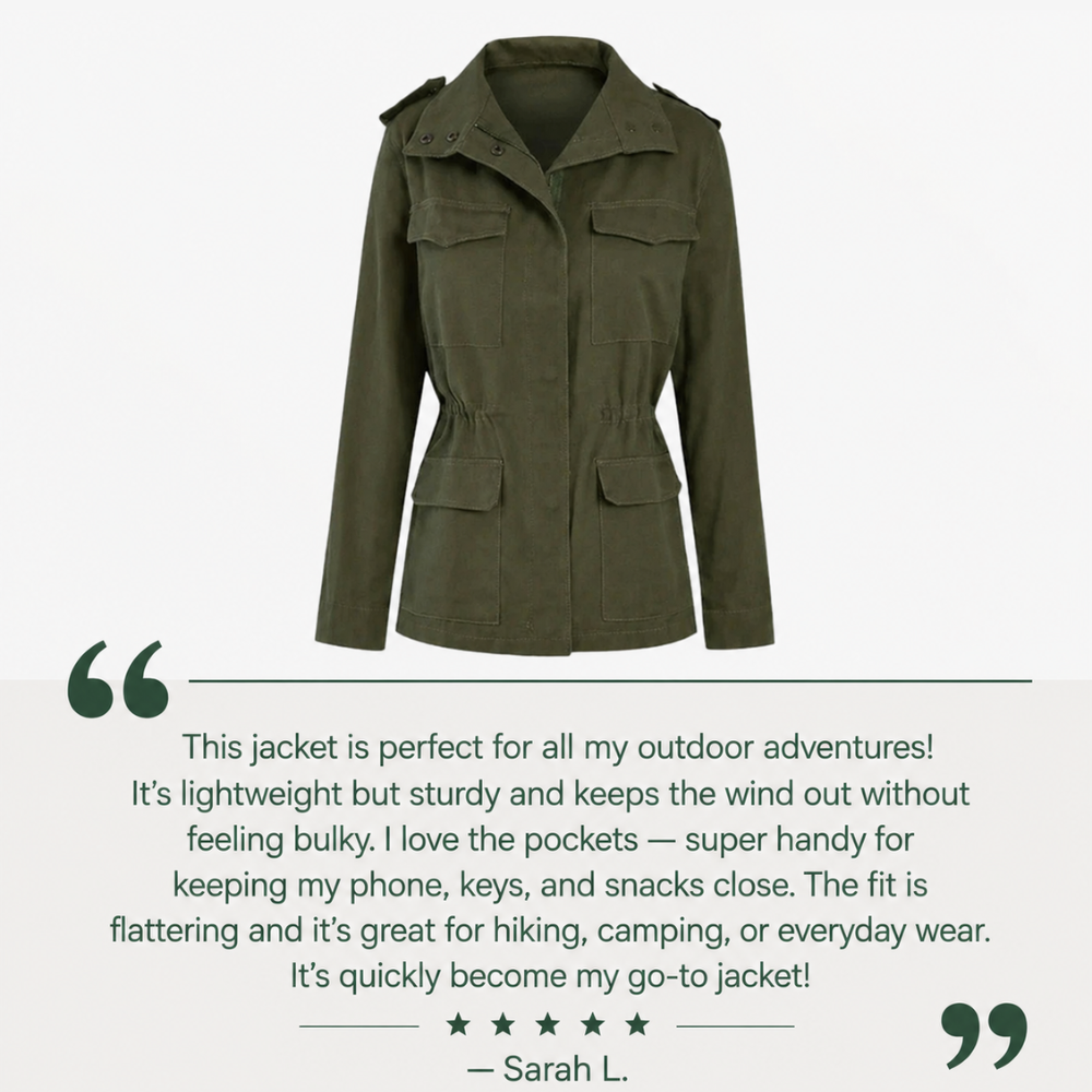 Green wind-resistant layer jacket