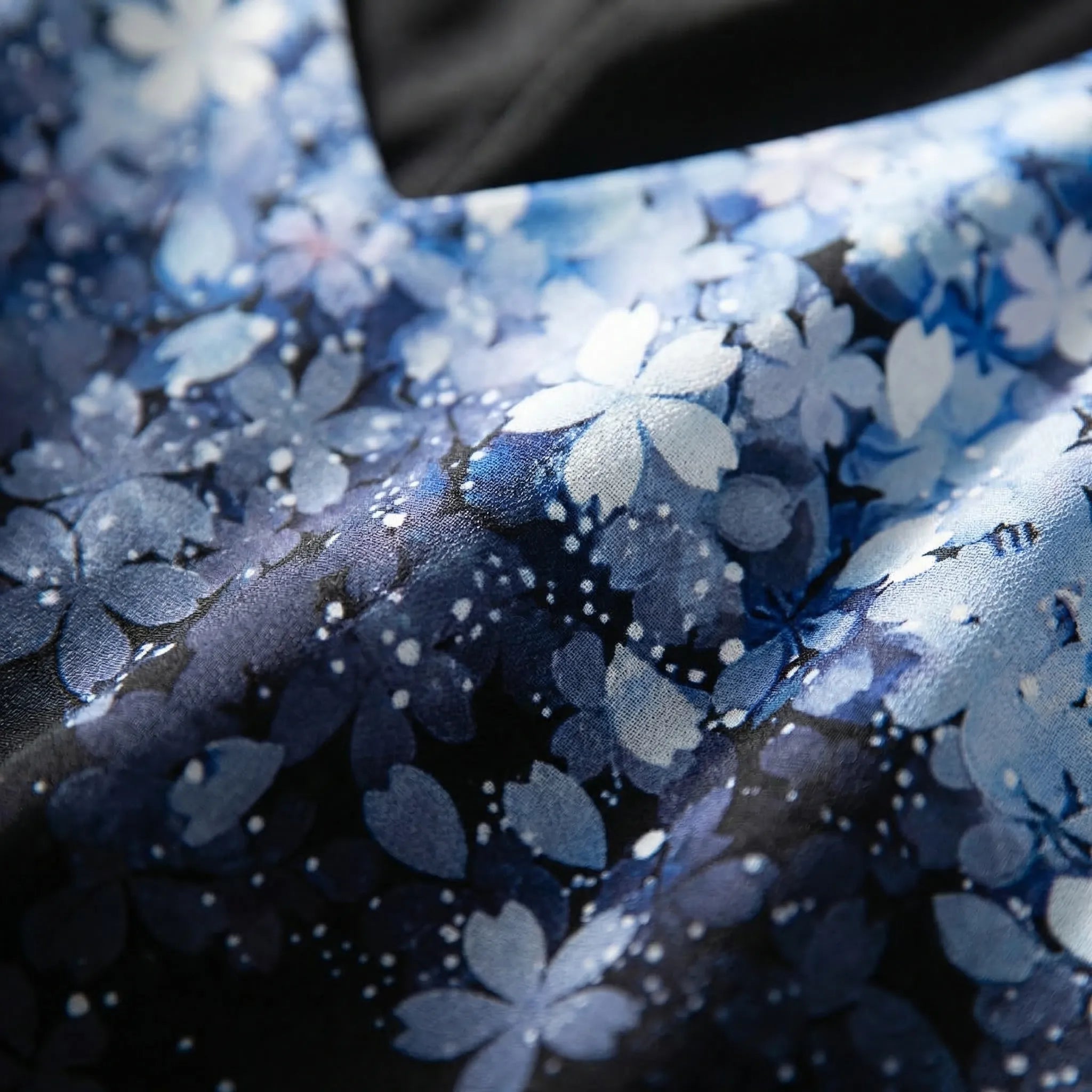 Floral print bodice midi dress with cap sleeves, back view