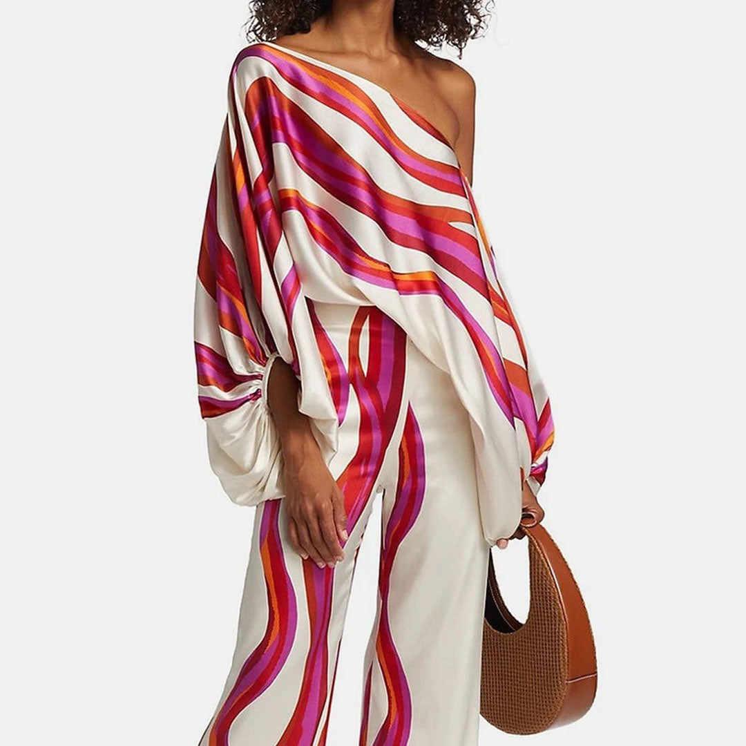 Women's summer two-piece set front view