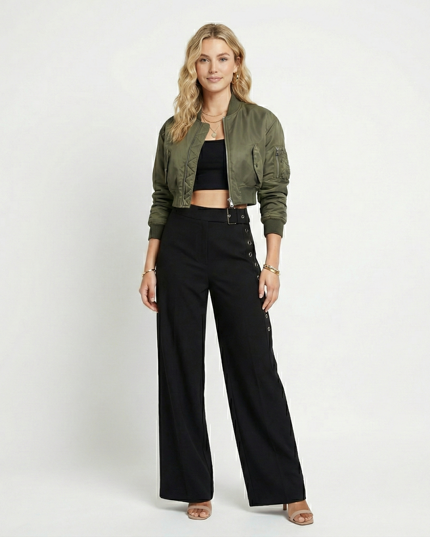 Aria Wide Leg Sash Pants
