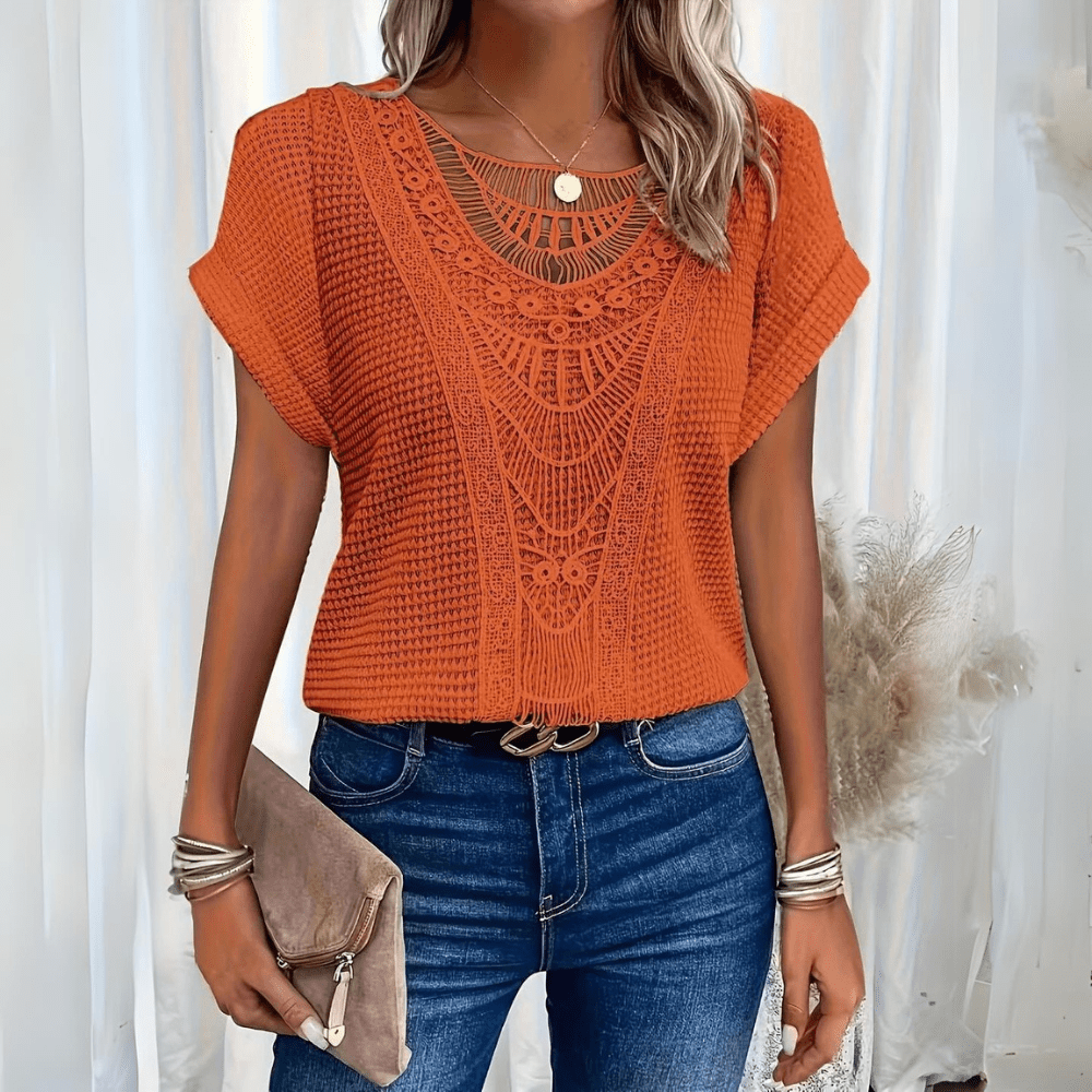 Women's Elegant Ibiza-Style Blouse