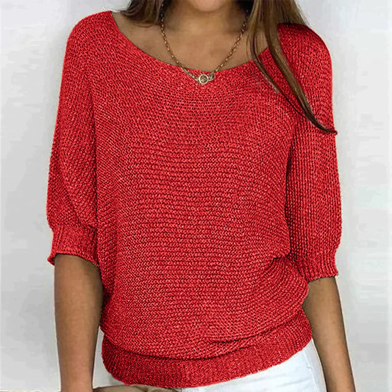 Women's Chic Pullover Jumper — worn on model