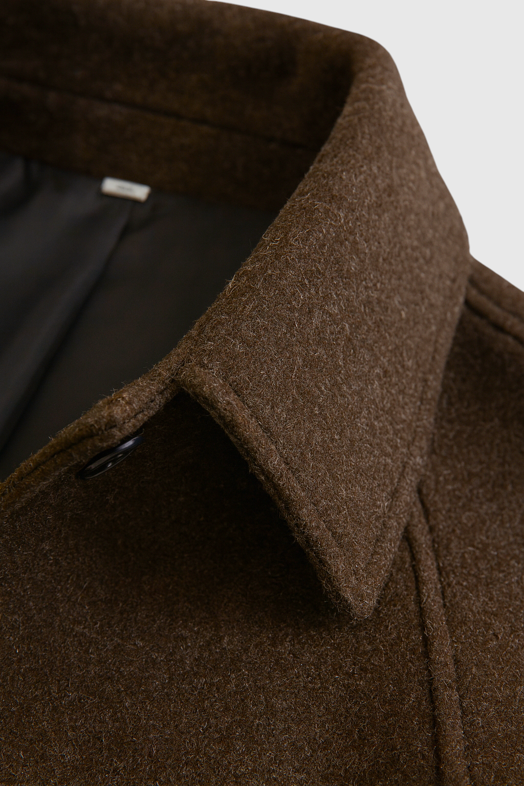 Long Women's Winter Coat in Brown