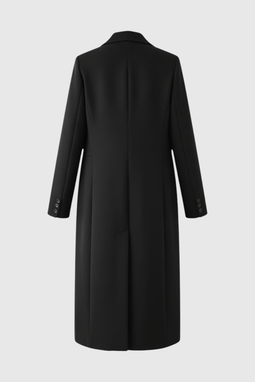 Long Ladies Black Coat