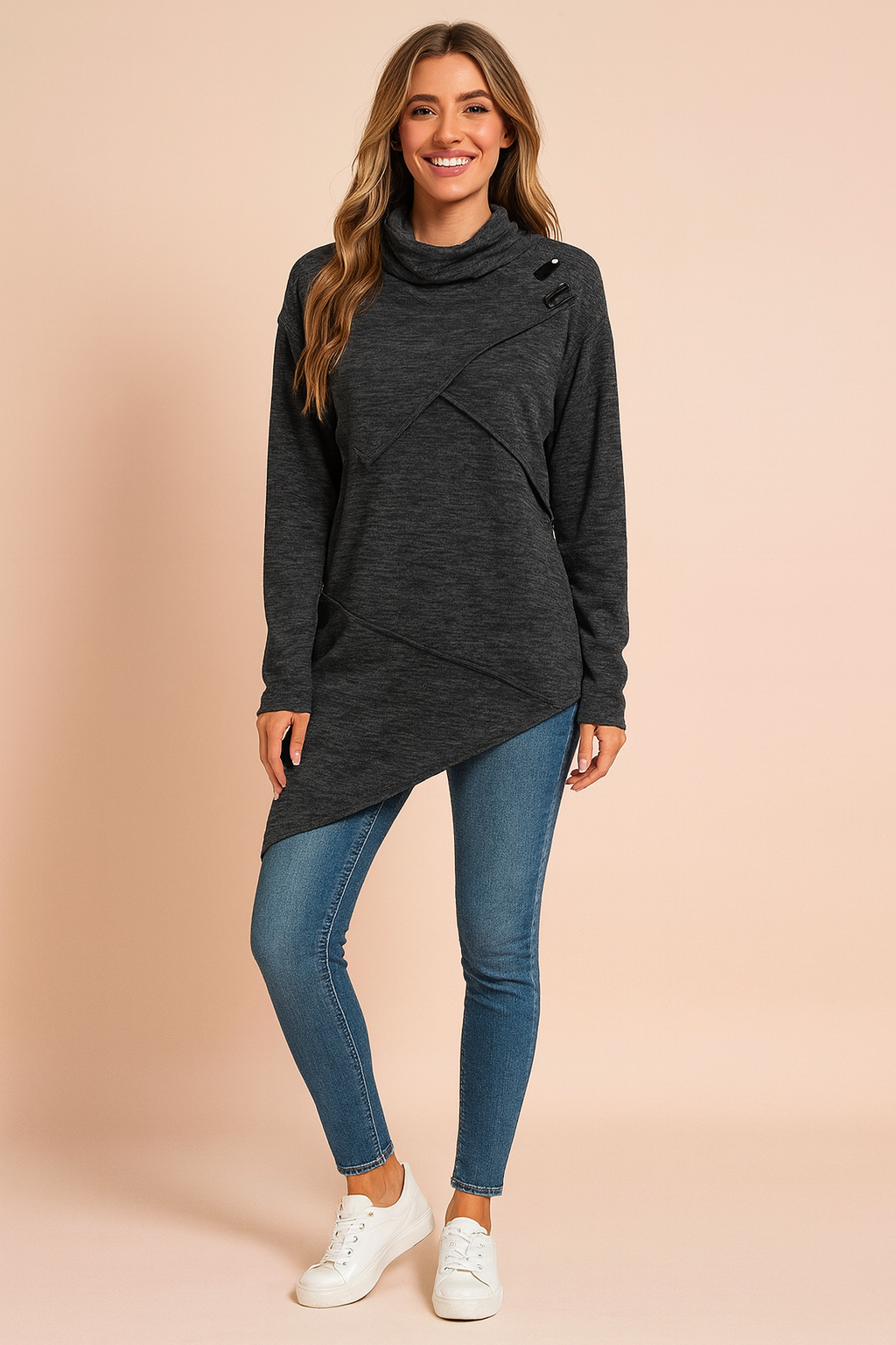 Asymmetrical Women's Sweater