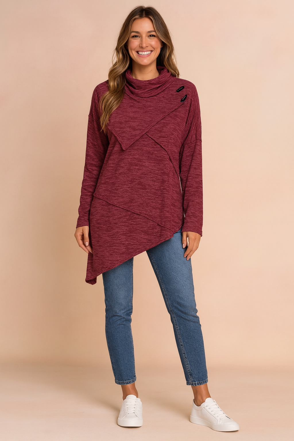 Asymmetrical Women's Sweater